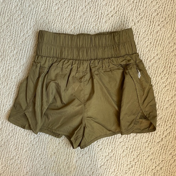 Free People Pants - Free People Movement The Way Home shorts Olive Green S
